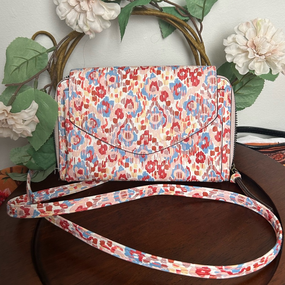 Floral Patterned Cross Body